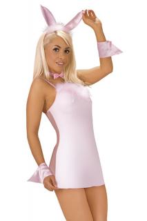 5teiliges Playboy Bunny Kleid rosa S/M bis L/XL