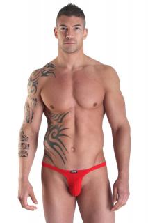 roter Männer Ministring 99-01 von Look Me