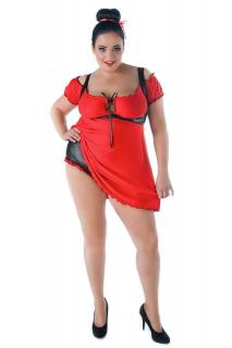 rotes Chemise SW/110 Andalea Sexy Work Kollektion