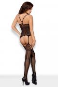 Bodystocking F225 schwarz S-L von Obsessive