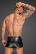 Powerwetlook Shorts mit dekorativen PVC Zierfalten H054 von Noir Handmade Decadence Collection