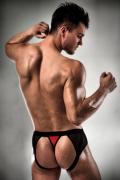 Slip-String schwarz-rot - PASSION 007