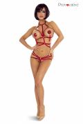 roter Harness Ouvert Slip PR7005 von Provocative