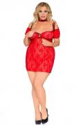 rotes Chemise SB/1008 Sexy Base Kollektion by Andalea