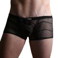 schwarzer Herren Boxer Mesh von Look Me