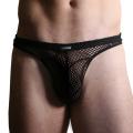 schwarzer Herren String Mesh von Look Me