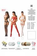 schwarzer ouvert Bodystocking BS047 von Passion