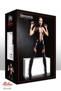 schwarzes Catsuit Ilse von Demoniq Mistress Collection