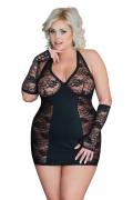 schwarzes Chemise 1817 von Softline Plus Size