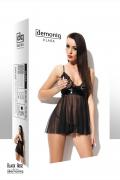 schwarzes Chemise Klara von Demoniq Black Rose Collection