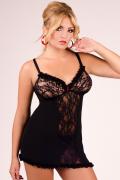 schwarzes Chemise M/1001 von Andalea Dessous