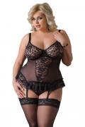 schwarzes Korsett Estella 1816 von Softline Plus Size