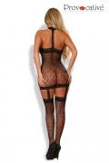 schwarzes Netz-Bodystocking ouvert PR4440, Bodystocking von Provocative