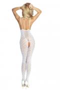 weißes Bodystocking ouvert PR4680 von Provocative